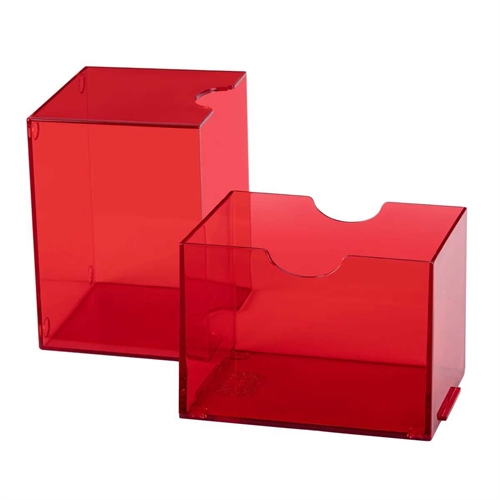 Dragon Shield Strongbox - Clear Red - Cards Accessories